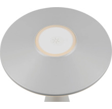 Veioză LED Torrez 2W 200 lumeni, lumină reglabilă, pentru exterior IP44, încărcare USB, gri