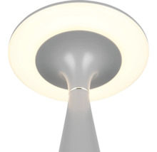 Veioză LED Torrez 2W 200 lumeni, lumină reglabilă, pentru exterior IP44, încărcare USB, gri