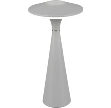 Veioză LED Torrez 2W 200 lumeni, lumină reglabilă, pentru exterior IP44, încărcare USB, gri