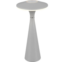 Veioză LED Torrez 2W 200 lumeni, lumină reglabilă, pentru exterior IP44, încărcare USB, gri