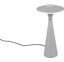 Veioză LED Torrez 2W 200 lumeni, lumină reglabilă, pentru exterior IP44, încărcare USB, gri