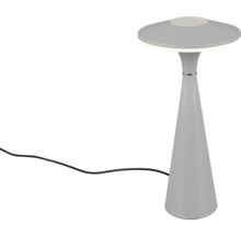 Veioză LED Torrez 2W 200 lumeni, lumină reglabilă, pentru exterior IP44, încărcare USB, gri