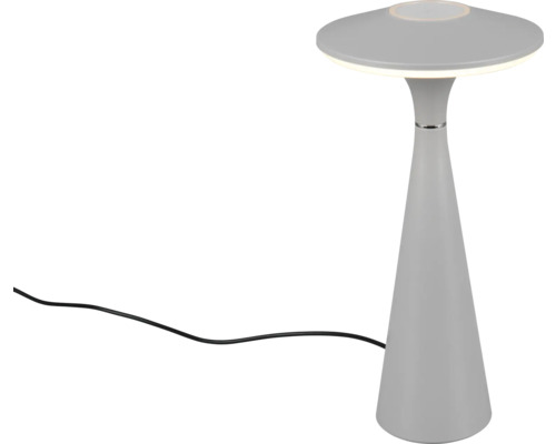 Lampă de masă cu LED gri