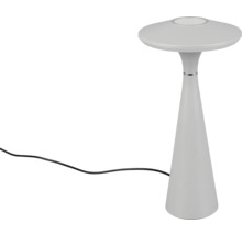 Veioză LED Torrez 2W 200 lumeni, lumină reglabilă, pentru exterior IP44, încărcare USB, gri