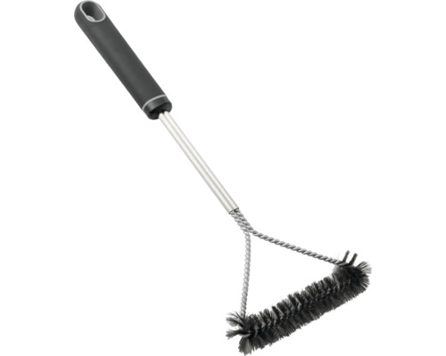 Perie de grătar cu mâner și cap de perie