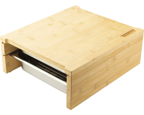 Cutie de pâine din bambus cu inserție detașabilă
