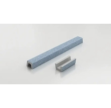 Două profile U gri din beton de diferite dimensiuni