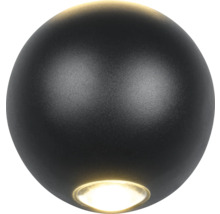 Lumină de perete rotundă neagră pentru interior