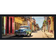 Tablou înrămat Vintage Car On The Street IV 130x60 cm