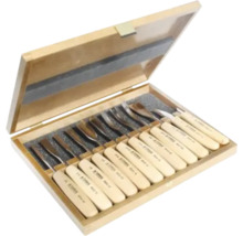 Set dălți sculptură lemn Narex, 12 piese