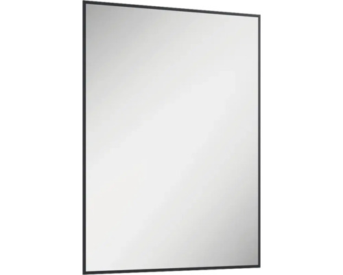 Oglindă baie cu LED Jungborn SQUARE 60x80 cm negru