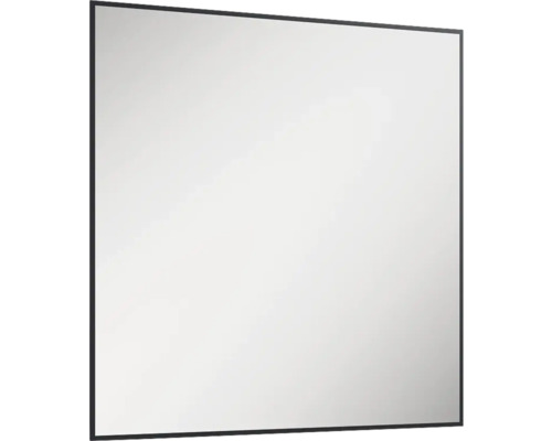 Oglindă baie cu LED Jungborn SQUARE 80x80 cm negru