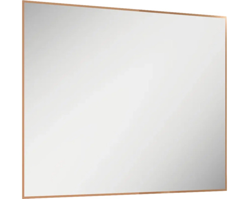 Oglindă baie cu LED Jungborn SQUARE 100x80 cm rose gold