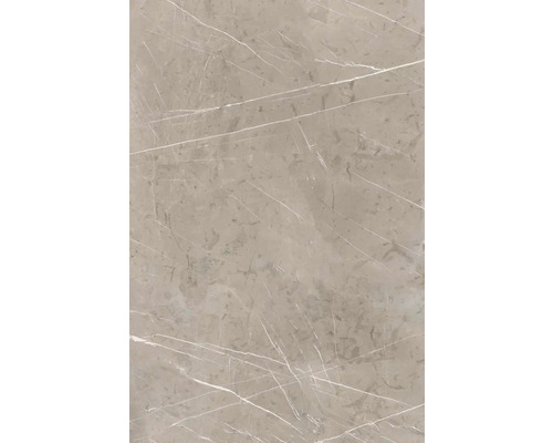 Panou decorativ pentru duş Rocko Marble, 123x280 cm, SPC, decor marmură bej