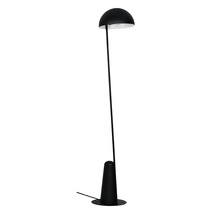 Lampă de podea cu lumină semirotundă și bază conică