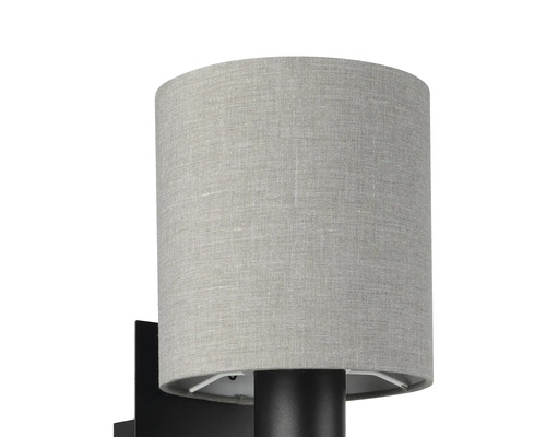 Lumină de perete cu abajur din material textil