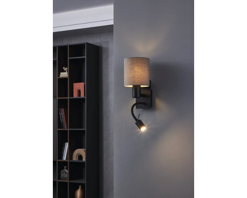 Lumină de perete cu lampă de citit pentru montare pe perete