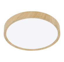 Plafonieră cu LED integrat Musurita 14,6W 1600 lumeni, protecție la umiditate IP44, alb/maro