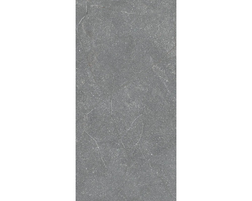 Gresie exterior / interior porțelanată glazurată Stoneline antracit 30x60 cm