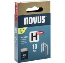 Capse Novus tip 37/10, galvanizate, 10 mm, pachet cu 850 de bucăți
