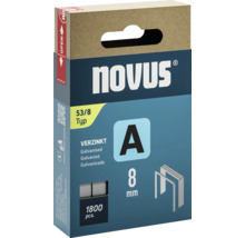 Capse Novus tip 53/8, galvanizate, 1800 bucăți