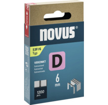 Capse Novus tip 53F/6, zincate, 6 mm, 1200 bucăți