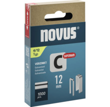 Capse Novus tip C 4/12 zincate 1000 bucăți