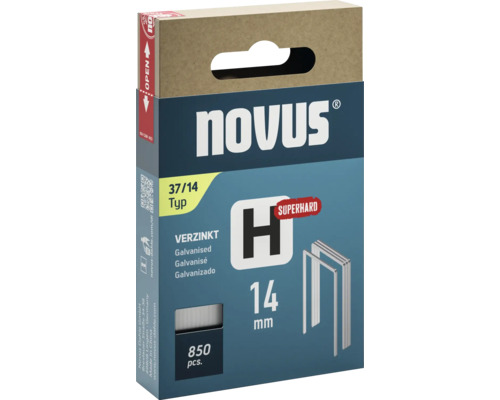 Capse Novus tip 37/14, galvanizate, 14 mm