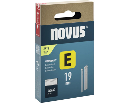 Cuie zincate E J 19mm, 1000 buc.