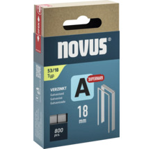 Capse Novus tip 53/18, zincate, 800 bucăți