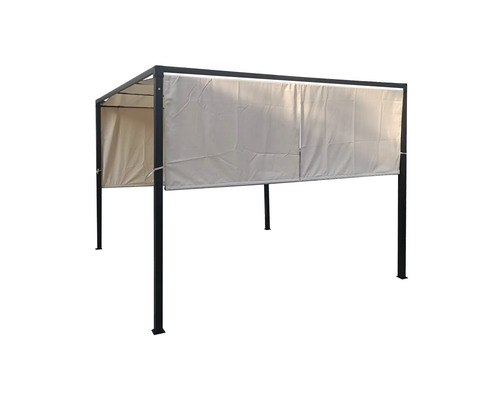 Pavilion grădină 2,9x2,9x2,2 m poliester bej Pavilion grădină 2,9x2,9x2,2 m poliester bej