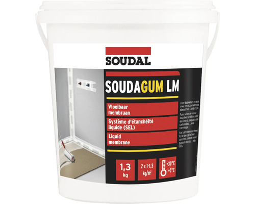 Membrană lichidă SOUDAL Soudagum LM 1,3 kg