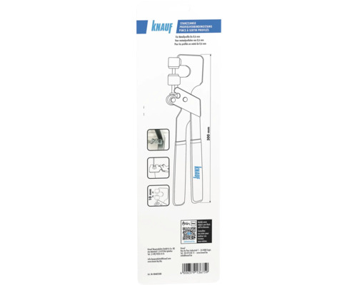 Clește poanson Knauf pentru îmbinarea profilelor pentru profile metalice de până la 0,8 milimetri