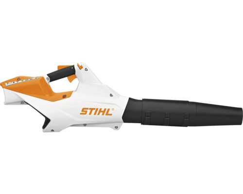 Logo Stihl pe o suflantă portabilă de frunze