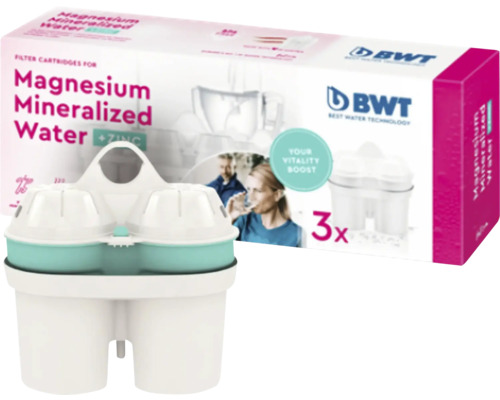 Cartuș filtrant BWT magneziu și zinc, 3 bucăți Cartuș filtrant BWT magneziu și zinc, 3 bucăți