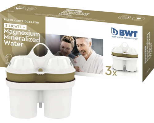 Cartuș filtrant BWT siliciu și magneziu, 3 bucăți Cartuș filtrant BWT siliciu și magneziu, 3 bucăți