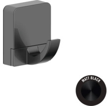 Cârlig de perete negru cu identificare negru mat