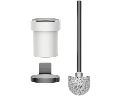 Set perie WC cu recipient și suport
