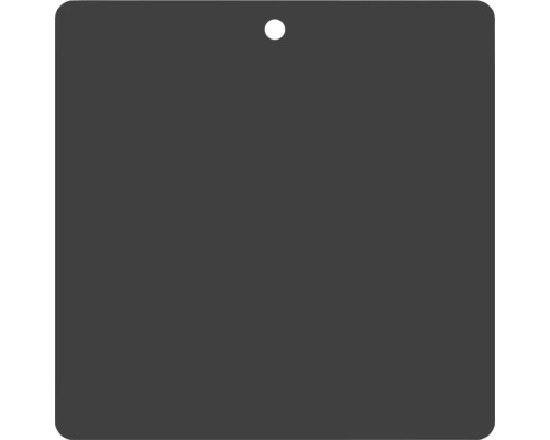 Placă pătrată gri închis cu orificiu de agățare