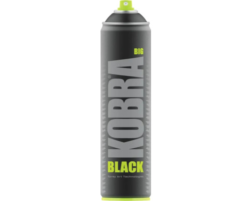 Vopsea spray Kobra Big Matt Black 600 ml