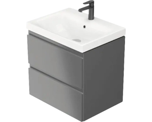 Mobilier lavoar cu două sertare și baterie