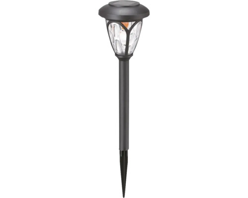 Lampă solară cu LED Entac 40cm 100mAh, oțel inoxidabil