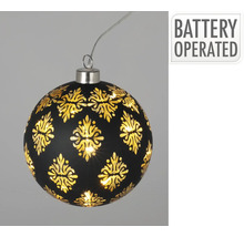 Glob decorativ cu model floral și funcționare pe baterii