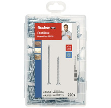 Set șuruburi PZ2 Fischer Powerfast FPF II ProfiBox 220 piese