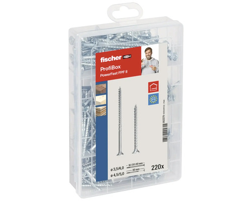 Fischer ProfiBox PowerFast FPF II cu 220 șuruburi