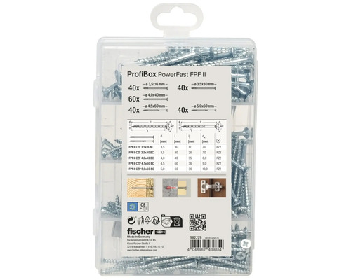 Set de șuruburi Fischer ProfiBox PowerFast FPF II