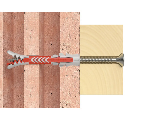 Diblu cu șurub în perete și lemn