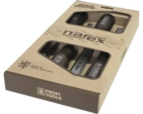 Set dălți plate manuale Narex 6-26mm, 4 piese