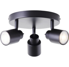 Plafonieră cu spoturi Andreas GU10 max. 3x4,5W, negru