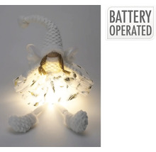 Obiect decorativ în formă de înger cu lumină alimentată de baterii